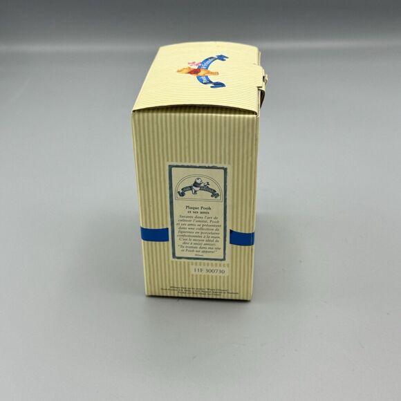 Vtg Disney Pooh and Friends Logo Sign Winnie the Pooh Piglet Figurine Plaque - Picture 13 of 15